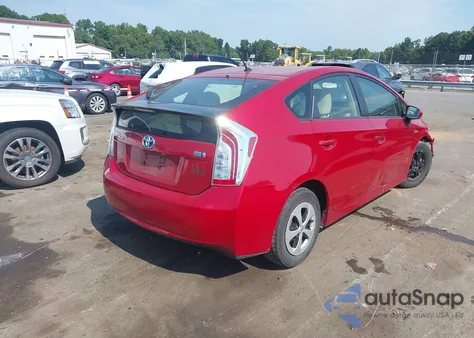 2013 Toyota Prius Two из США, поврежденный, VIN JTDKN3DU6D0347878